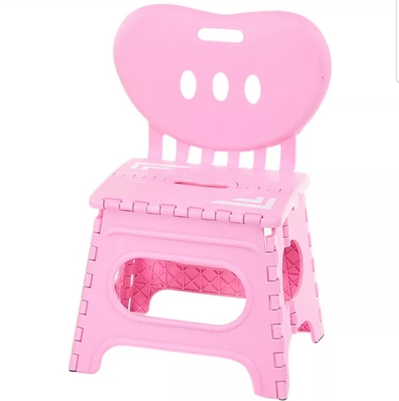 kids pink stool
